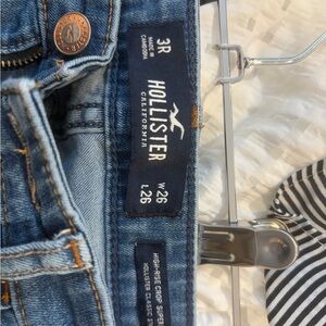 Hollister womens Skinny Jeans in Light Blue Denim